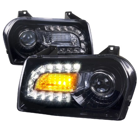 Spec-D Tuning 05-10 Chrysler 300 Projector Headlights, LHP-30005G-V2-TM LHP-30005G-V2-TM